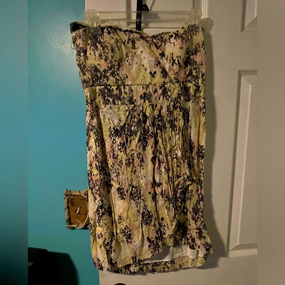 Strapless mini dress, slightly used